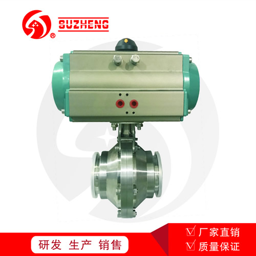 氣(qì)動快裝衛生級蝶(die)閥