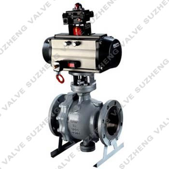 氣(qì)動固定式球閥(fa)