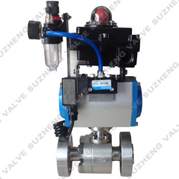 氣動(dòng)法蘭高(gao)壓球閥(fa)