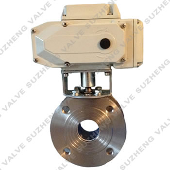 Q971F電動對夾式球閥(fa)