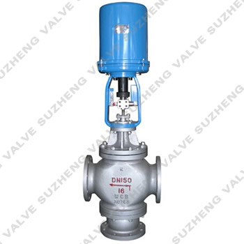 ZDLX電動三通合(he)流分流調節閥